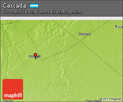 Physical 3D Map of Cascada