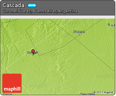 Physical 3D Map of Cascada