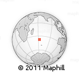 Outline Map of the Area around 37° 23' 54" S, 62° 58' 30" E, rectangular outline