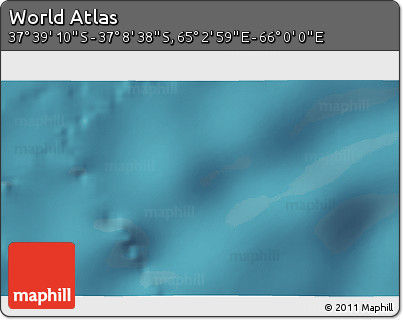 Satellite 3D Map of the Area around 37° 23' 54" S, 65° 31' 30" E