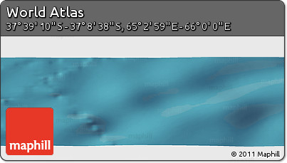 Satellite Panoramic Map of the Area around 37° 23' 54" S, 65° 31' 30" E