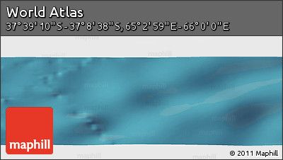 Satellite Panoramic Map of the Area around 37° 23' 54" S, 65° 31' 30" E