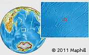 Physical Location Map of the area around 37° 23' 54" S, 66° 22' 30" E