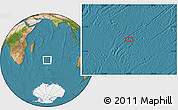 Satellite Location Map of the area around 37° 23' 54" S, 66° 22' 30" E