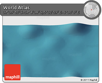 Satellite 3D Map of the Area around 37° 23' 54" S, 6° 1' 30" E