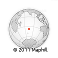 Outline Map of the Area around 37° 23' 54" S, 74° 1' 30" E, rectangular outline
