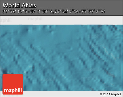 Satellite 3D Map of the Area around 37° 23' 54" S, 76° 25' 30" W