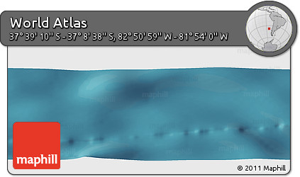 Satellite Panoramic Map of the Area around 37° 23' 54" S, 82° 22' 30" W