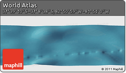 Satellite Panoramic Map of the Area around 37° 23' 54" S, 82° 22' 30" W