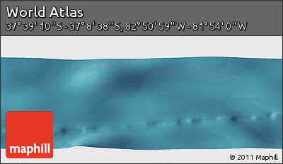 Satellite Panoramic Map of the Area around 37° 23' 54" S, 82° 22' 30" W