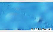 Physical 3D Map of the area around 37° 23' 54" S, 83° 13' 29" W