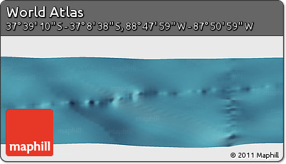Satellite Panoramic Map of the Area around 37° 23' 54" S, 88° 19' 29" W