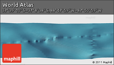 Satellite Panoramic Map of the Area around 37° 23' 54" S, 88° 19' 29" W