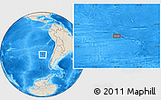 Shaded Relief Location Map of the area around 37° 23' 54" S, 89° 10' 30" W