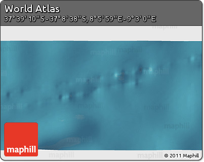 Satellite 3D Map of the Area around 37° 23' 54" S, 8° 34' 29" E