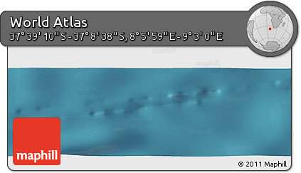 Satellite Panoramic Map of the Area around 37° 23' 54" S, 8° 34' 29" E