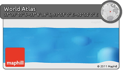 Physical Panoramic Map of the Area around 37° 23' 54" S, 94° 25' 30" E
