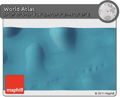 Satellite 3D Map of the Area around 37° 23' 54" S, 96° 7' 30" E