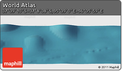 Satellite Panoramic Map of the Area around 37° 23' 54" S, 96° 7' 30" E