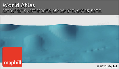 Satellite Panoramic Map of the Area around 37° 23' 54" S, 96° 7' 30" E