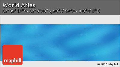 Physical Panoramic Map of the Area around 37° 23' 54" S, 99° 31' 30" E