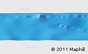 Shaded Relief Panoramic Map of the area around 37° 51' 10" S, 100° 13' 29" W