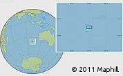 Savanna Style Location Map of the area around 37° 51' 10" S, 102° 4' 29" E