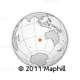 Outline Map of the Area around 37° 51' 10" S, 102° 4' 29" E, rectangular outline