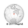 Outline Map of the Area around 37° 51' 10" S, 117° 22' 30" E, rectangular outline
