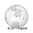 Outline Map of the Area around 37° 51' 10" S, 125° 52' 30" E, rectangular outline
