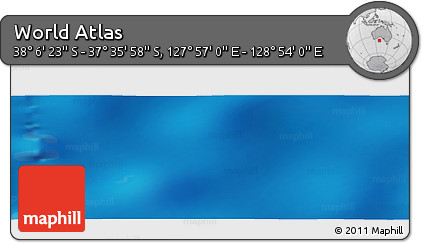 Physical Panoramic Map of the Area around 37° 51' 10" S, 128° 25' 30" E