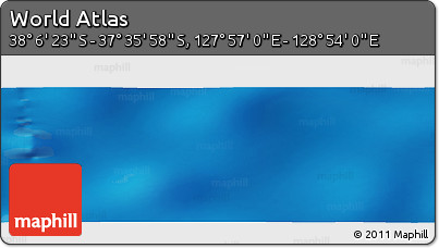 Physical Panoramic Map of the Area around 37° 51' 10" S, 128° 25' 30" E