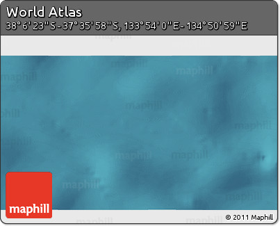 Satellite 3D Map of the Area around 37° 51' 10" S, 134° 22' 30" E