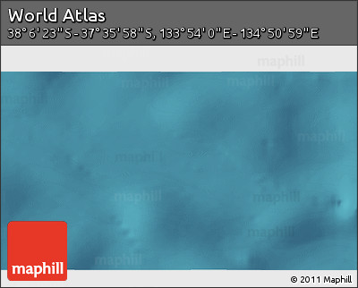 Satellite 3D Map of the Area around 37° 51' 10" S, 134° 22' 30" E