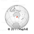 Outline Map of the Area around 37° 51' 10" S, 135° 13' 29" E, rectangular outline