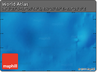 Physical Map of the Area around 37° 51' 10" S, 136° 55' 30" E