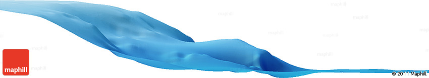 Shaded Relief Horizon Map of the Area around 37° 51' 10" S, 150° 31' 30" E