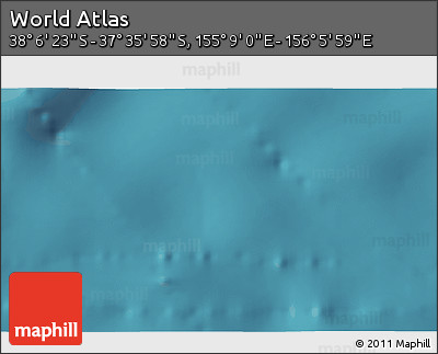 Satellite 3D Map of the Area around 37° 51' 10" S, 155° 37' 30" E
