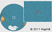 Satellite Location Map of the area around 37° 51' 10" S, 157° 10' 30" W