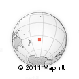 Outline Map of the Area around 37° 51' 10" S, 158° 1' 30" W, rectangular outline
