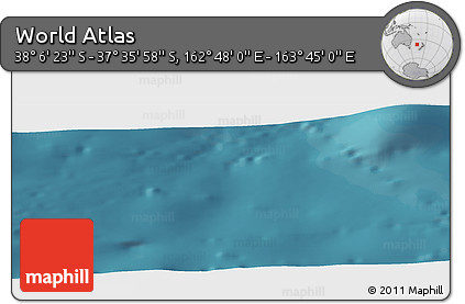 Satellite Panoramic Map of the Area around 37° 51' 10" S, 163° 16' 30" E