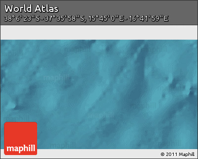 Satellite 3D Map of the Area around 37° 51' 10" S, 16° 13' 30" E