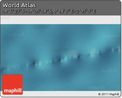 Satellite 3D Map of the Area around 37° 51' 10" S, 1° 46' 29" E