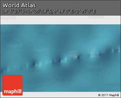 Satellite 3D Map of the Area around 37° 51' 10" S, 1° 46' 29" E