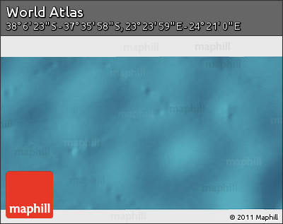 Satellite 3D Map of the Area around 37° 51' 10" S, 23° 52' 30" E