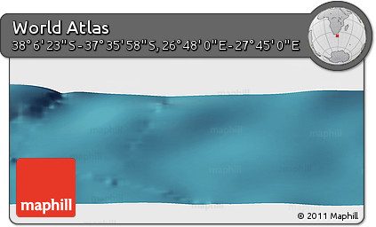 Satellite Panoramic Map of the Area around 37° 51' 10" S, 27° 16' 29" E