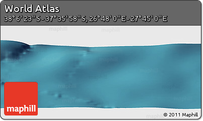Satellite Panoramic Map of the Area around 37° 51' 10" S, 27° 16' 29" E