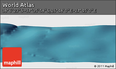Satellite Panoramic Map of the Area around 37° 51' 10" S, 27° 16' 29" E