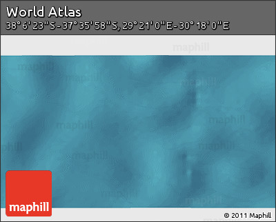 Satellite 3D Map of the Area around 37° 51' 10" S, 29° 49' 30" E