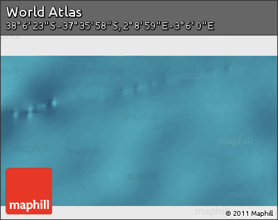 Satellite 3D Map of the Area around 37° 51' 10" S, 2° 37' 30" E